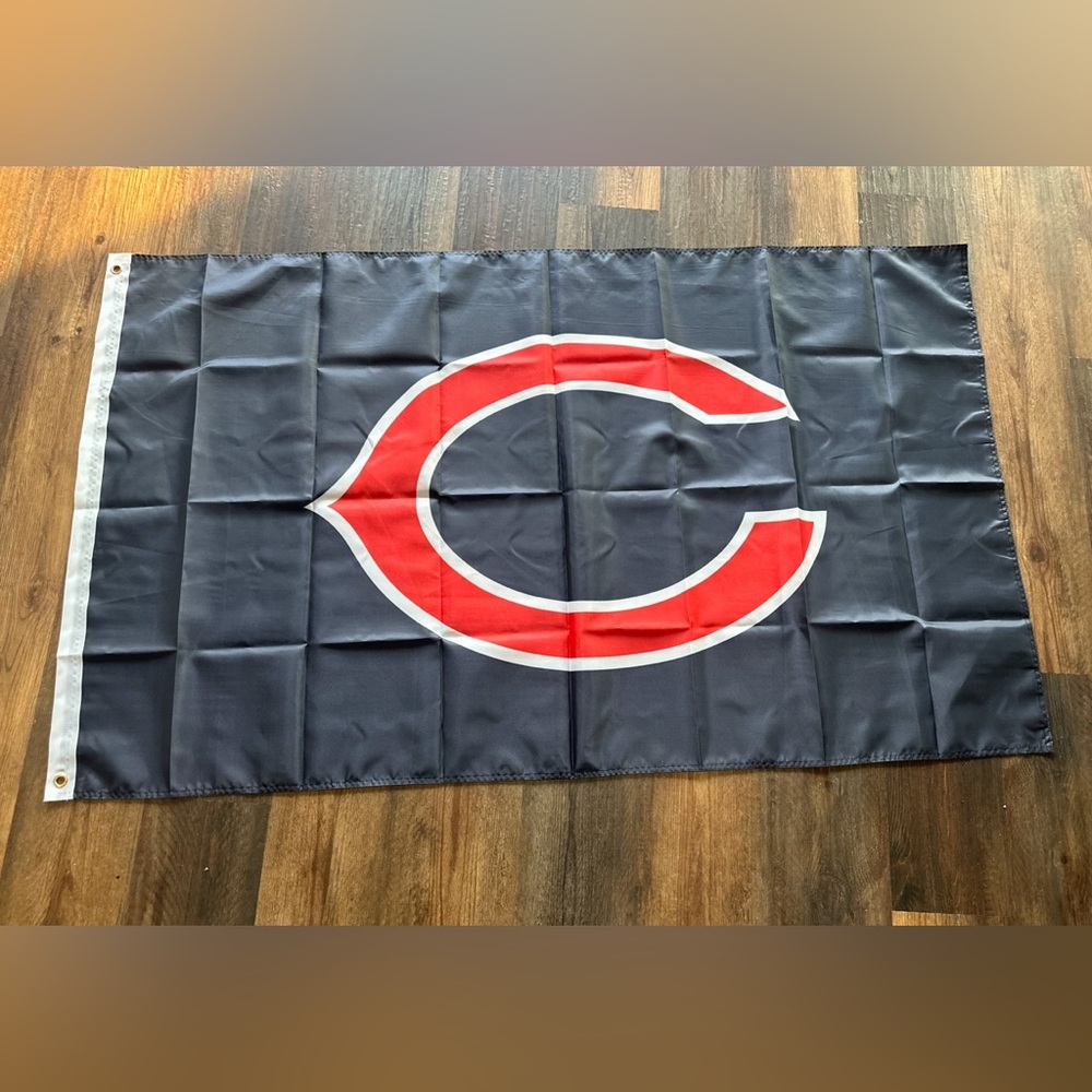 CHICAGO BEARS Flag 3 By 5 Feet New In Package Outdoor Indoor Nfl Double Sided